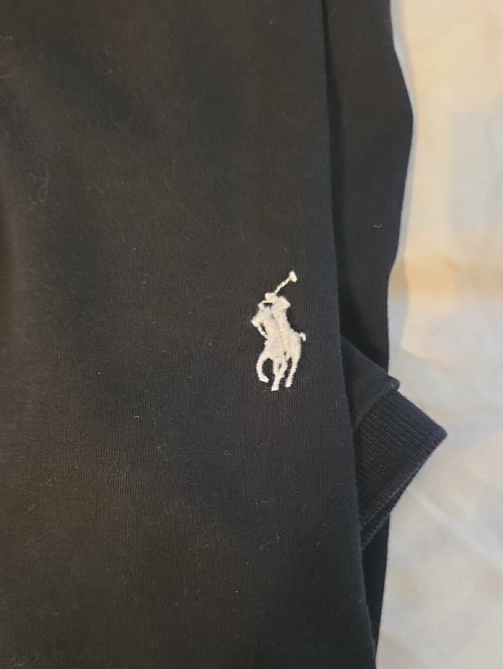 Polo by Ralph Lauren Black Polo with White Pony Logo - Picture 9 of 9